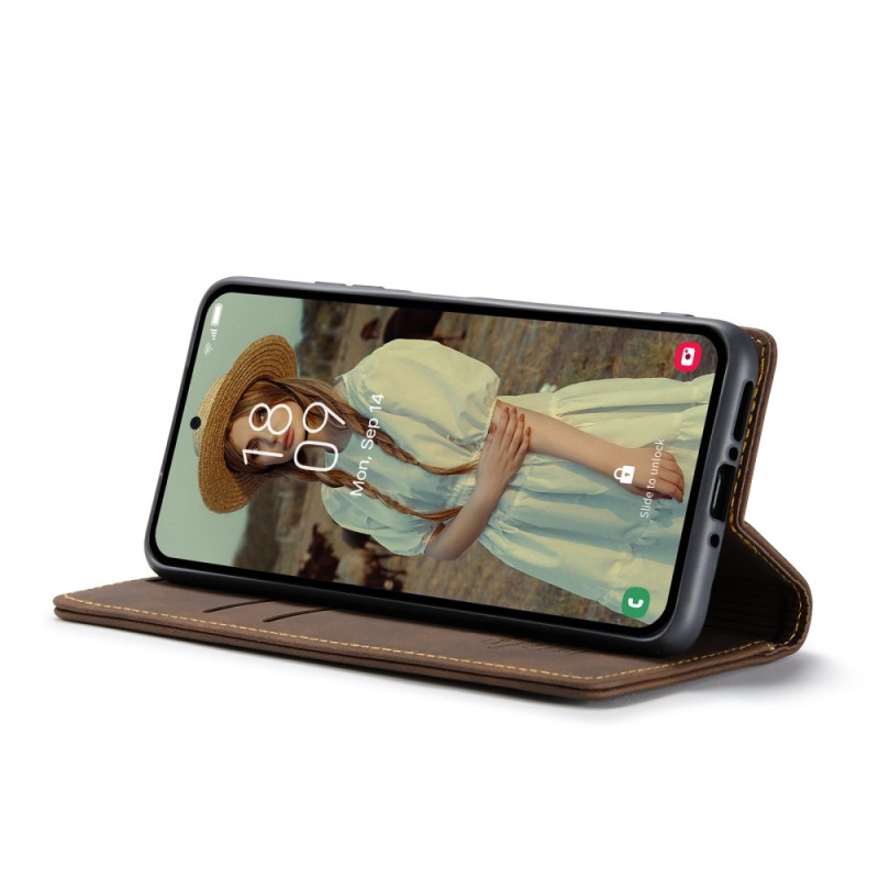 CASEME Retro Wallet Case for Samsung Galaxy A35