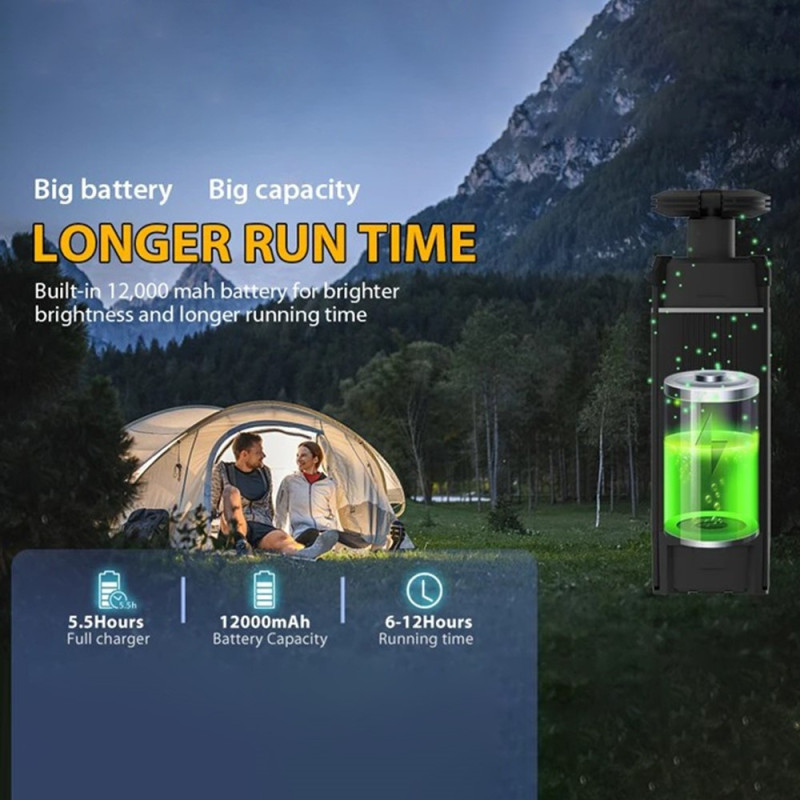 Stativ Teleskop lampe Genopladeligt udendørs camping telt