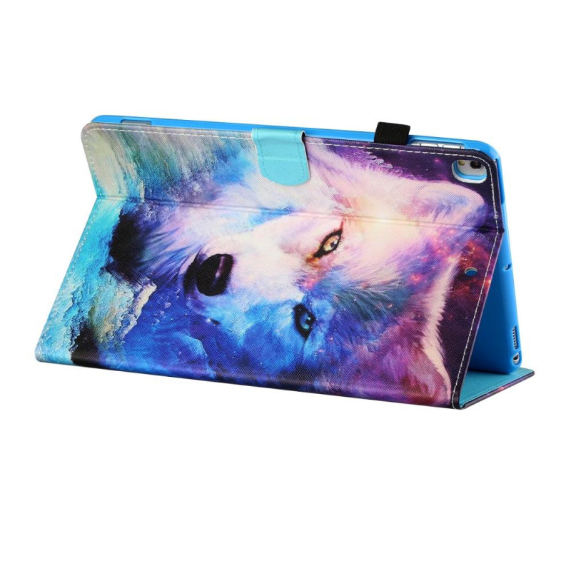 For iPad 10.2 (2021)/(2020)/(2019) Tablet Cover Stand Case - Wolf