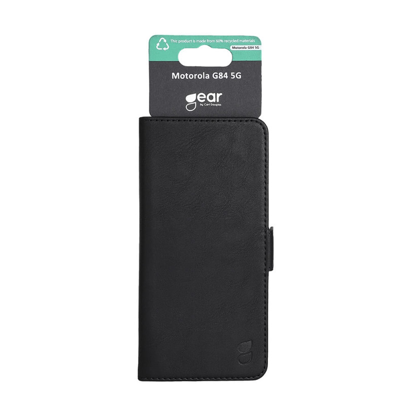 GEAR Wallet kotelo, musta Motorola Moto G84