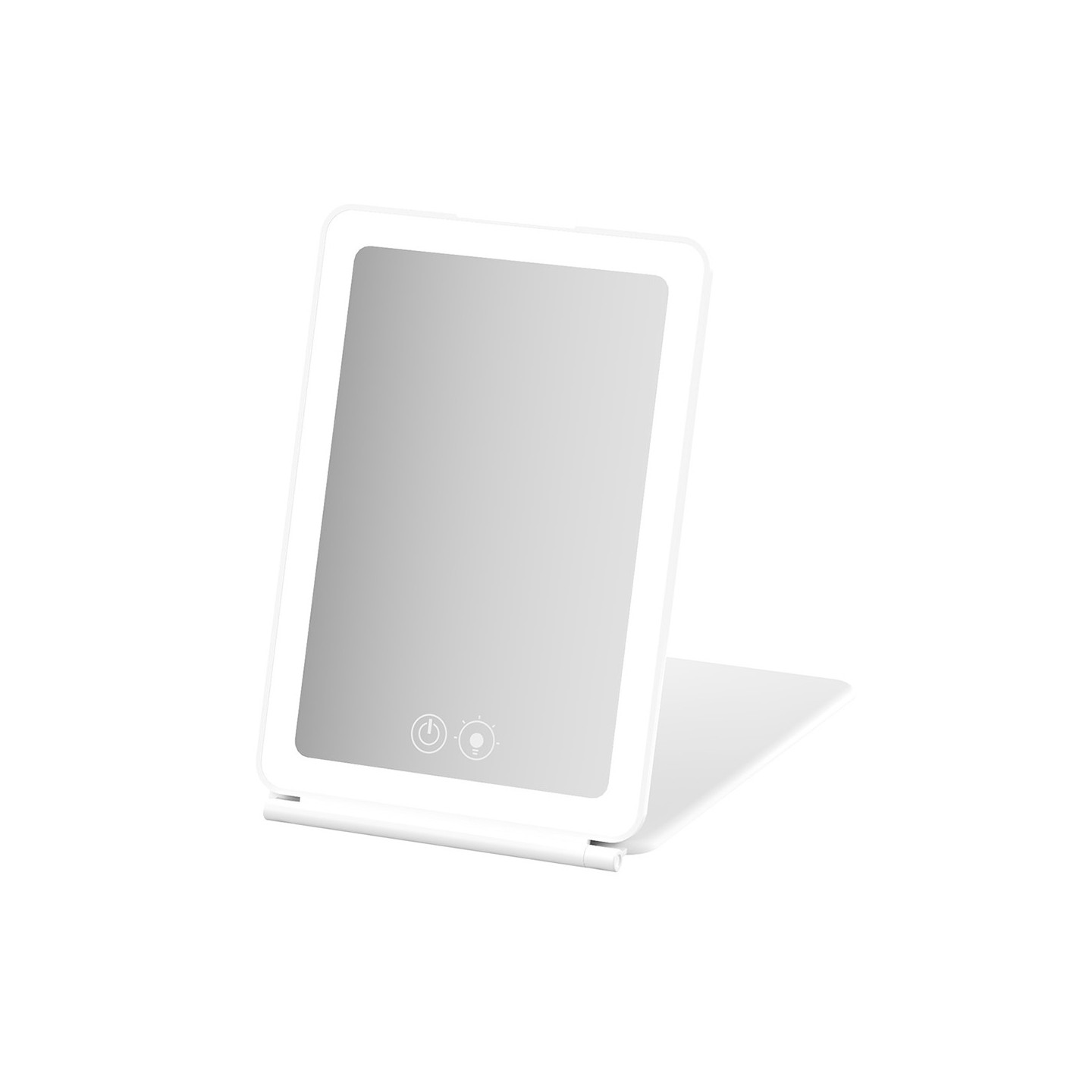 Taitettava kannettava LED - meikkipeili 3X suurennuksella