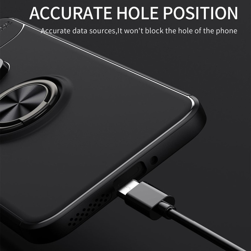 Til Xiaomi 14 TPU Deksel Med Fingerring - Svart