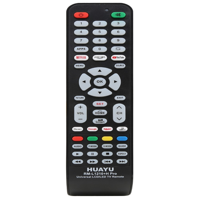 HUAYU TV fjernkontroll universell RM - 1210+H PRO LCD LED - TV