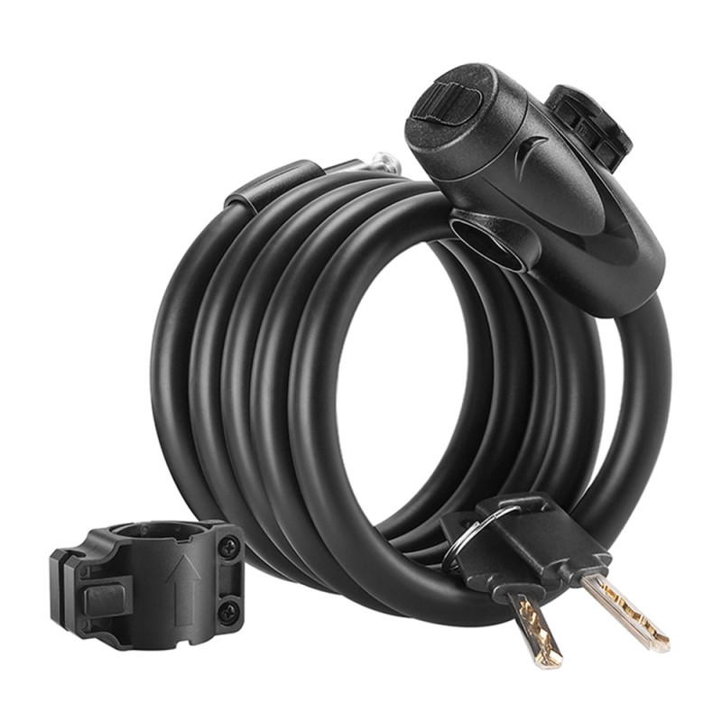 WEST BIKING 1.2m Bicycle lock Anti - freeze Steel cable Anti - theft