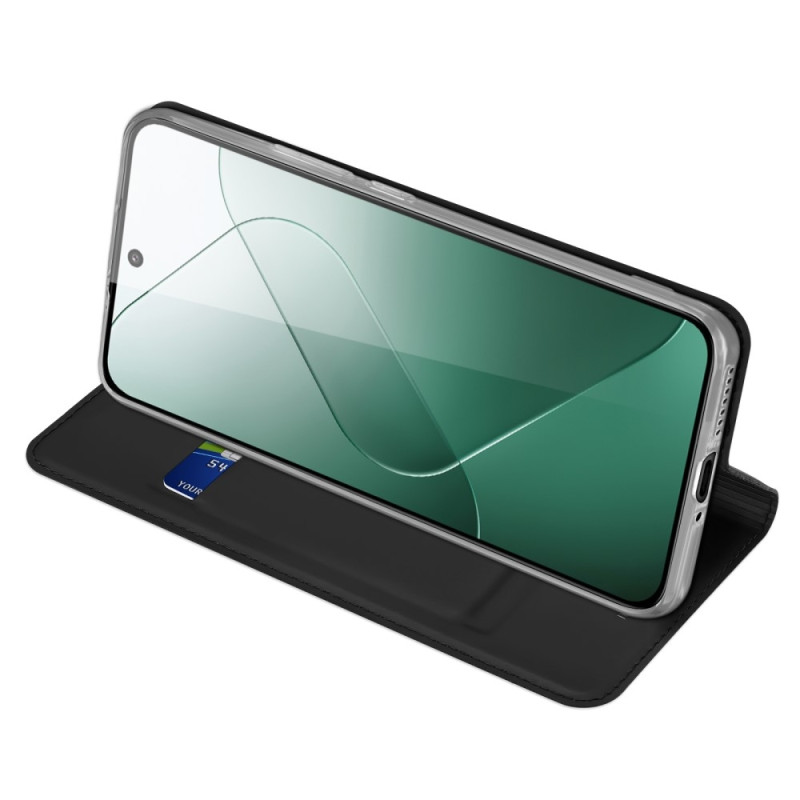 DUX DUCIS Skin Pro Series Taske med Kortspor Xiaomi 14 - Sort