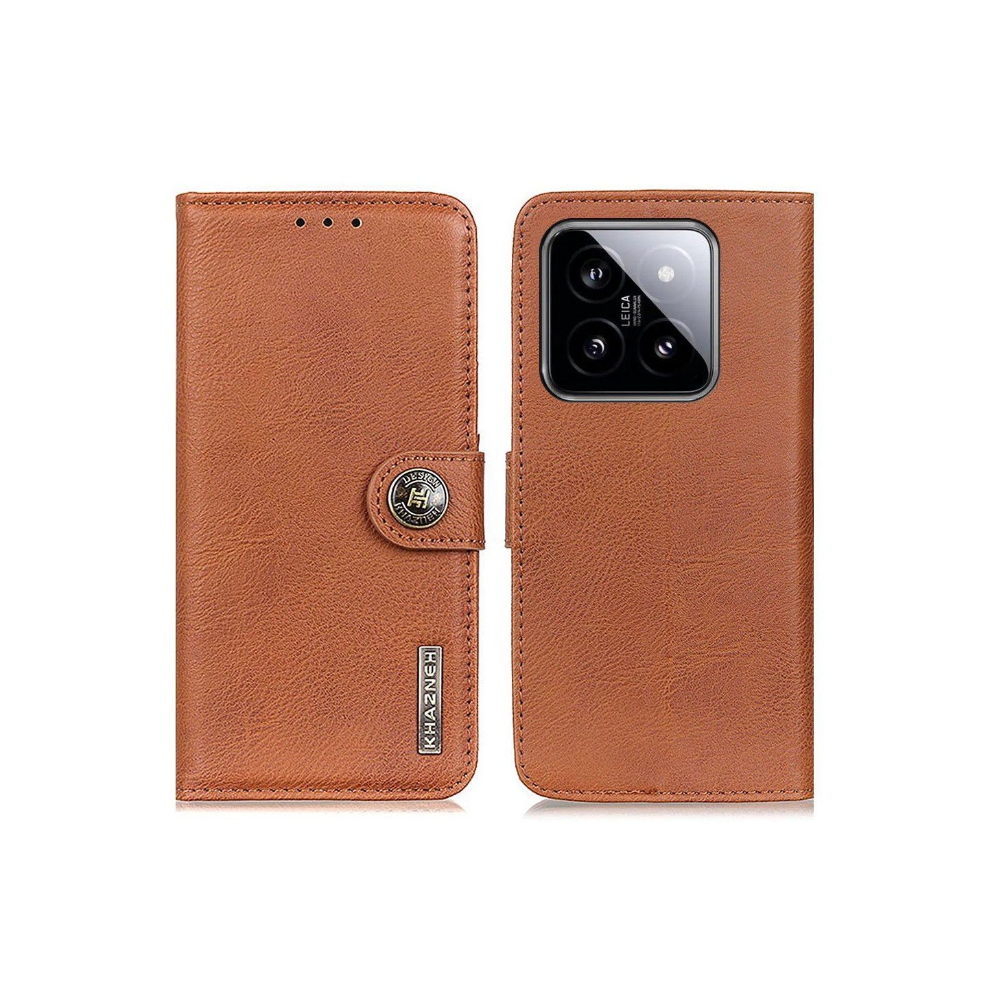 KHAZNEH Til Xiaomi 14 Deksel - Brun