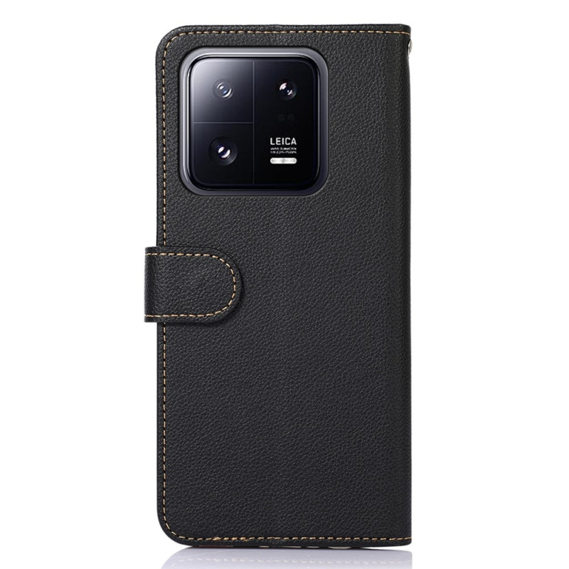 KHAZNEH Wallet case for Xiaomi 14 - Black - Red