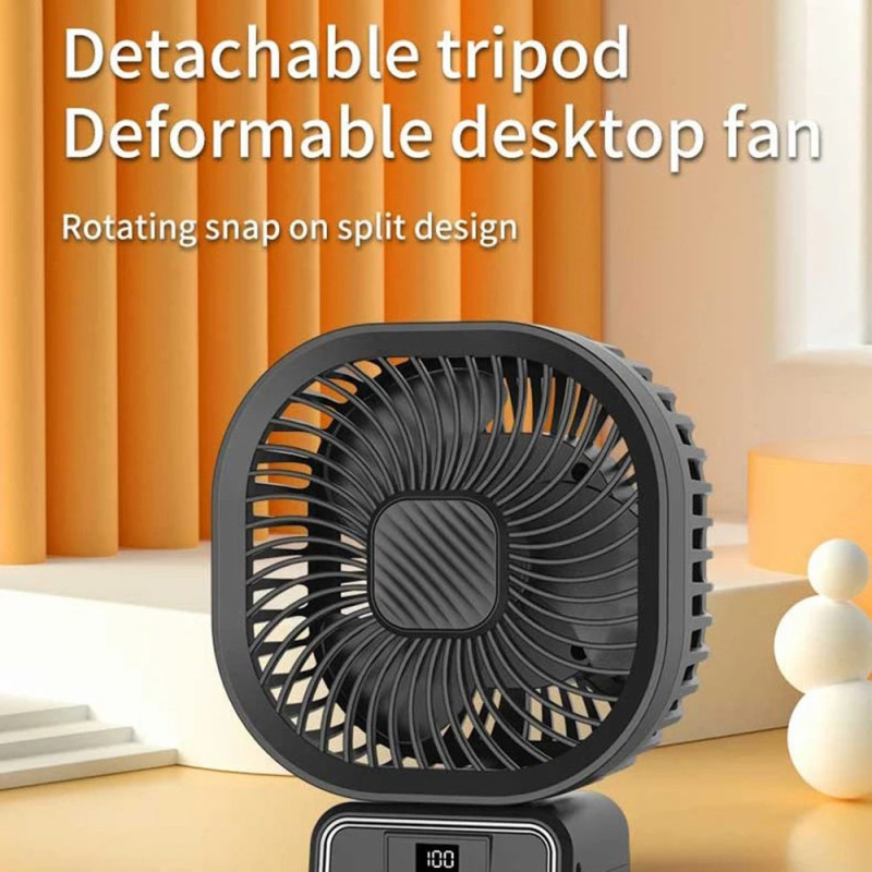 6" fan køleventilator + stativ til camping barnevogn