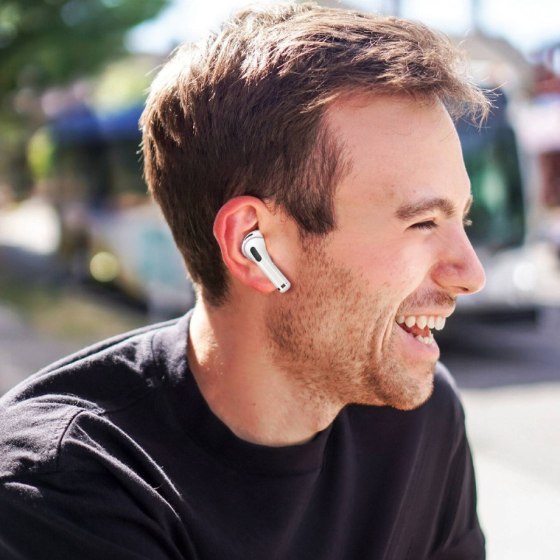 AirPods 3 melua vaimentavalle korvakärjelle silikonisuojus M