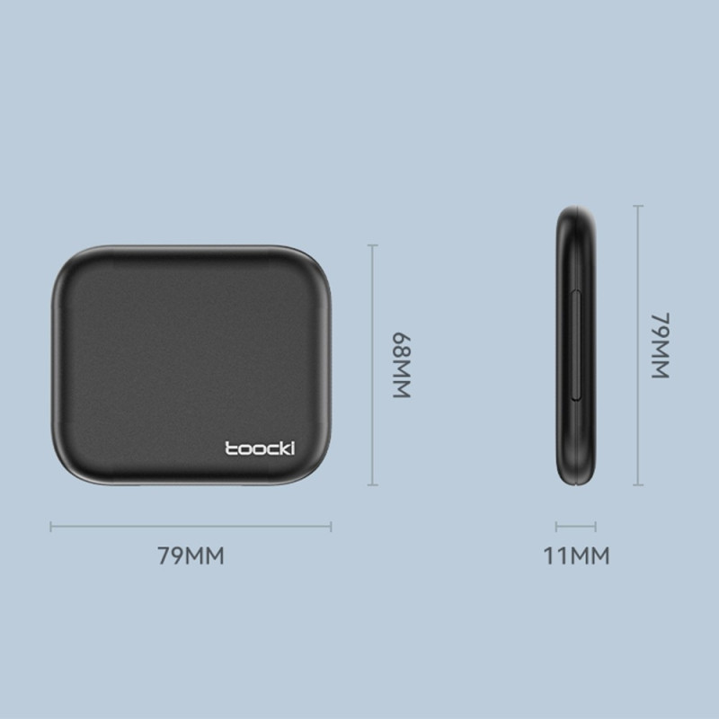 TOOCKI USB - C to USB - C Cable USB+iP+Micro USB Adapters Case