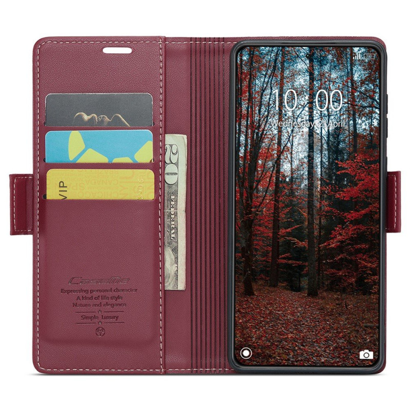 CASEME Lommebok - deksel Xiaomi 14 - Rød