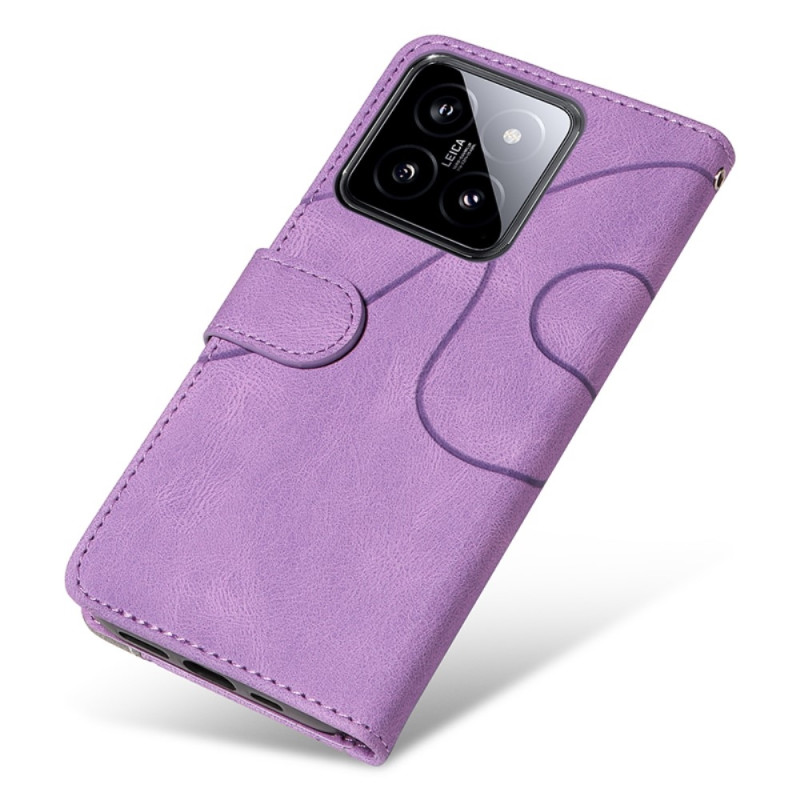 Til Xiaomi 14 KT - serie - 1 dobbeltfarve tegnebog