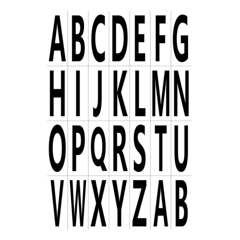 2 Sheets 7.6*3cm numerical label stickers Numbers