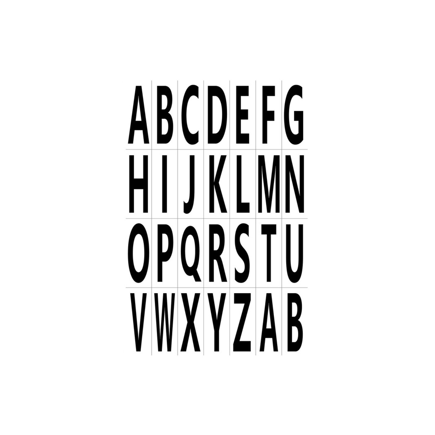 2 ark 7.6*3cm numeriske labelklistermærker Tal