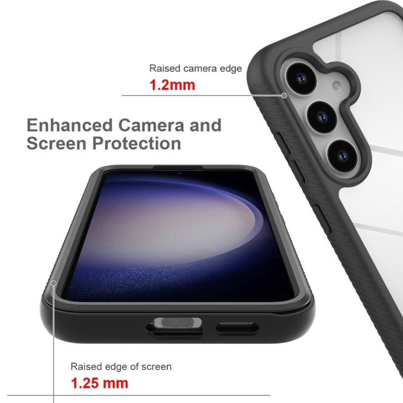 Til Samsung Galaxy S24 PC+TPU - deksel med støtsikker telefonveske