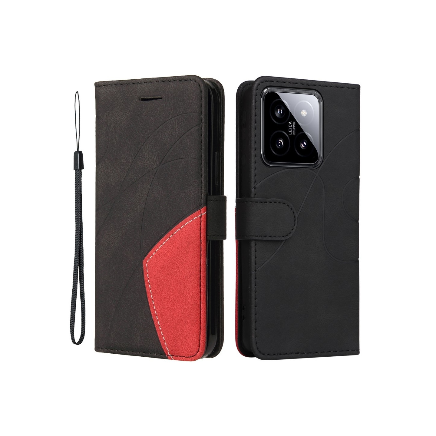 Til Xiaomi 14 KT - serie - 1 dobbeltfarve tegnebog