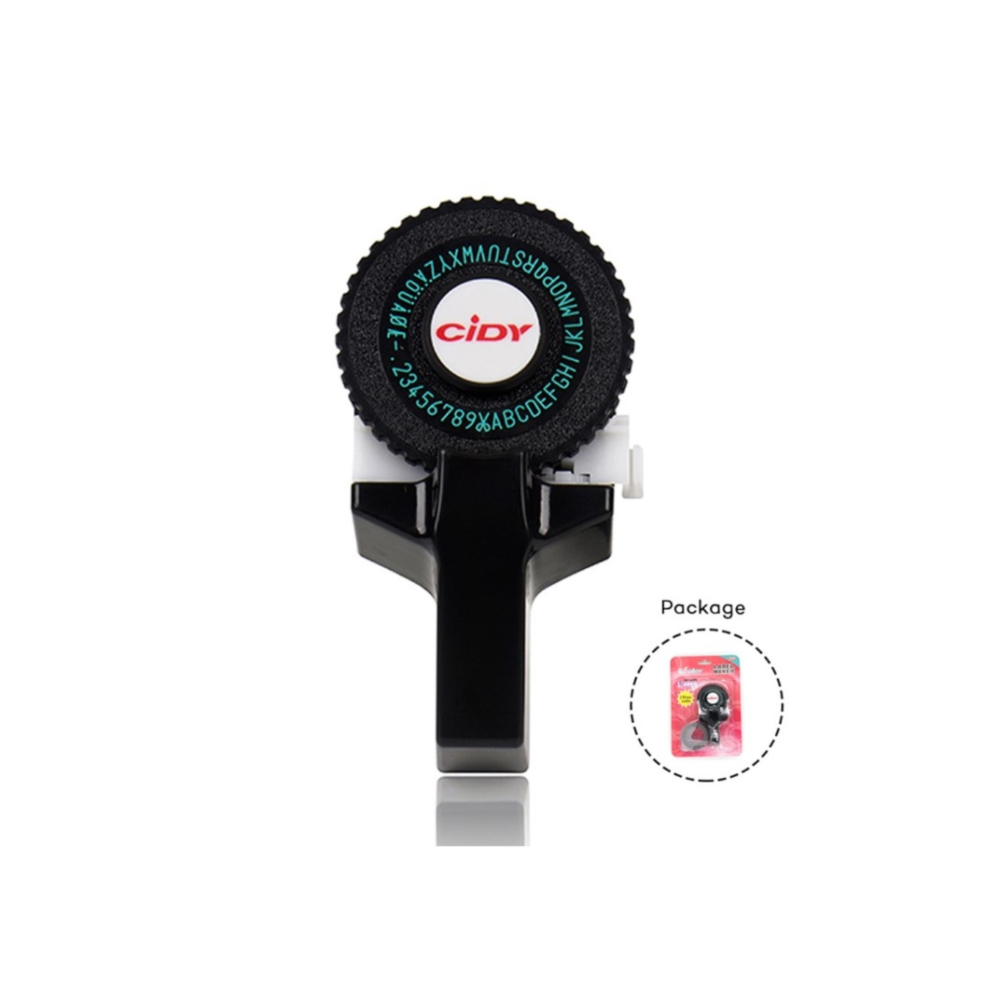 labelmaskine med 2 stk 9 mm til Motex 3D printer label