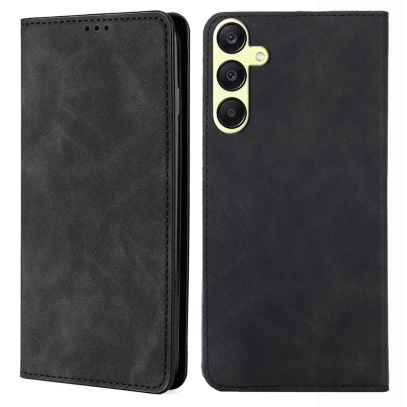 Wallet Stand Flip Phone Case for Samsung Galaxy A25 - Black