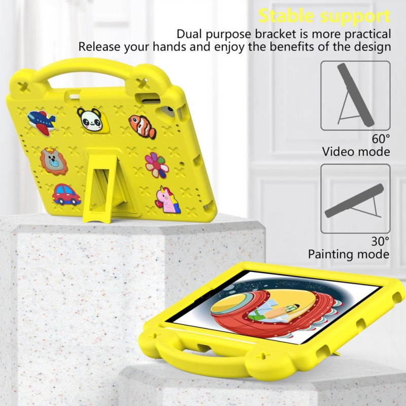 Apple iPad 10.2 2021 2020 2019 Shockproof EVA Foam Stand Shell - Yellow