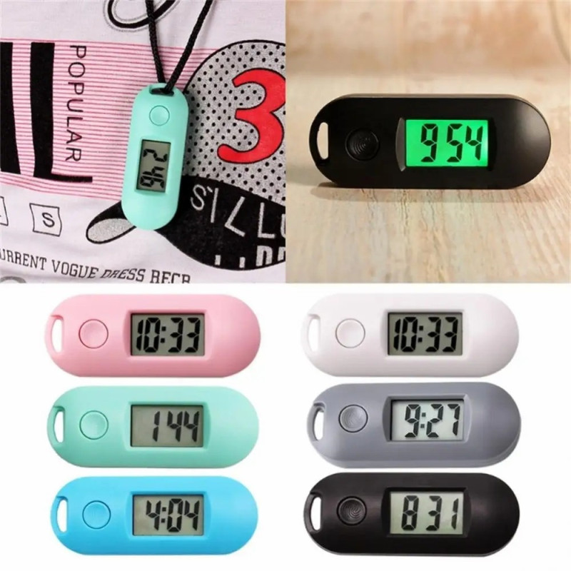 Student Luminous Keychain Hanging Clock Digital Electronic