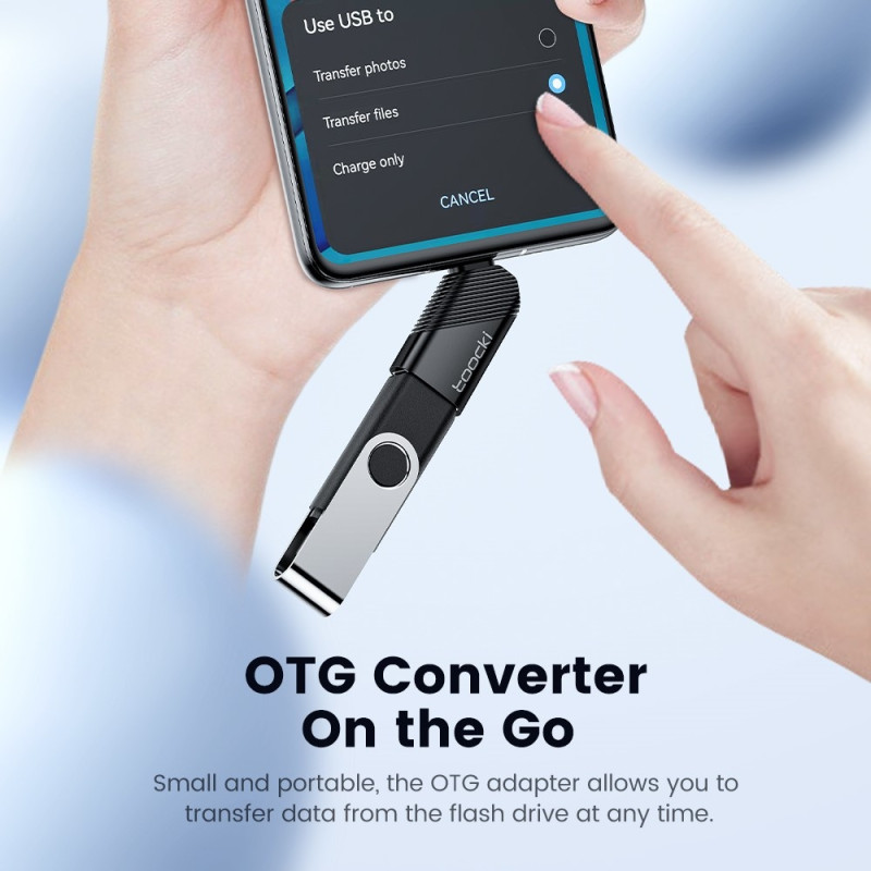 TOOCKI USB - C mann til USB 3.0 kvinnelig omformer 5 Gbps dataadapter