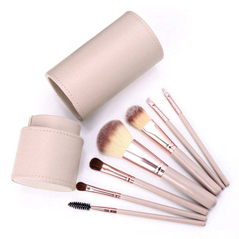 BANFI 7 stk Eyeshadow Foundation Lip Makeup Børste Sæt med æske