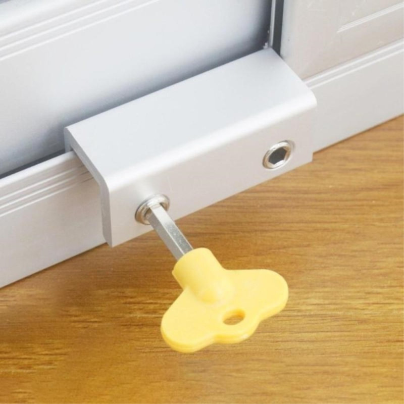 Window lock Stopper Sliding door Child safety lock Double lock