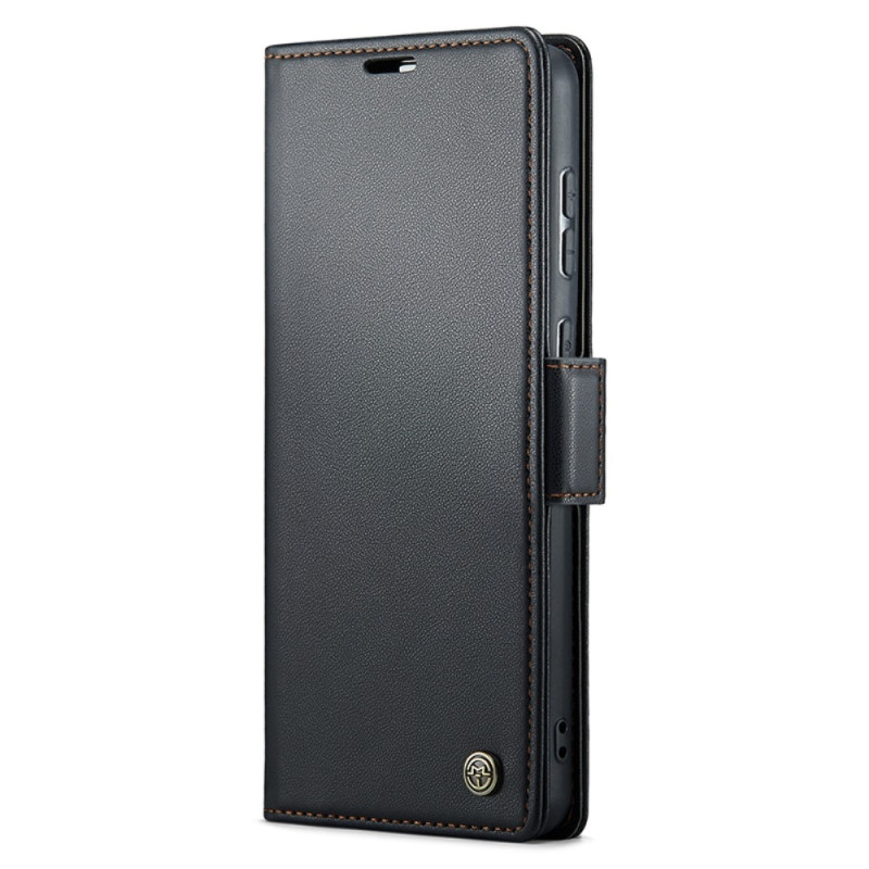 CASEME Retro Wallet Case for Samsung Galaxy S23 FE - Black