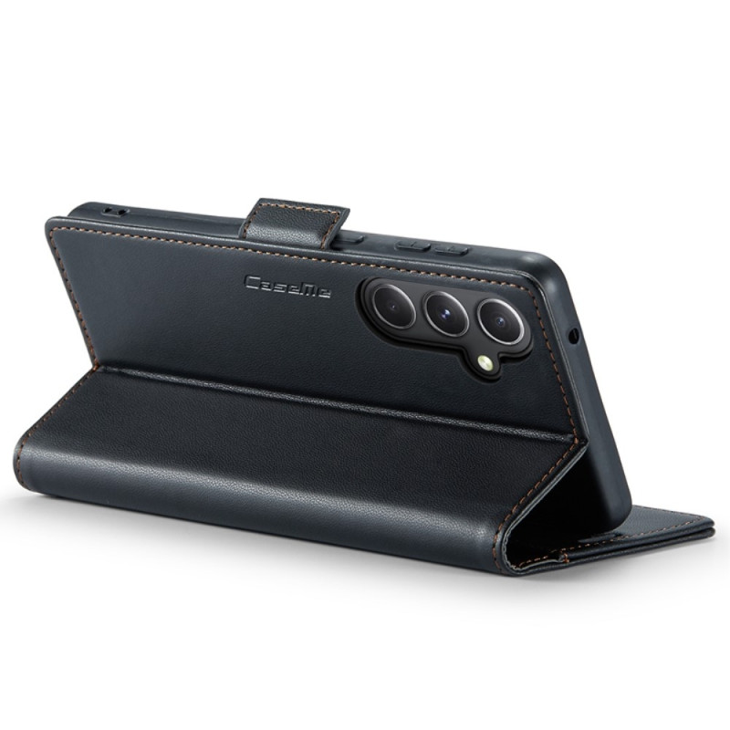 CASEME Retro Wallet Case for Samsung Galaxy S23 FE - Black