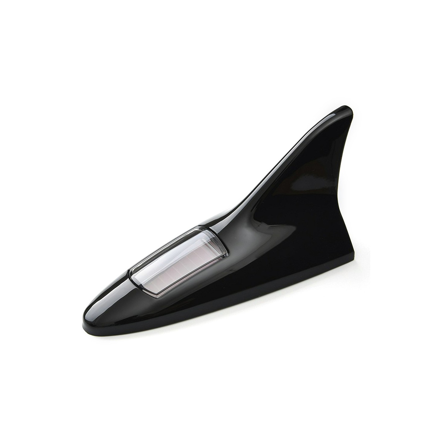 Solar Powered Shark Fin Car Roof Rear Wing 8 LED Flashing Car Lights