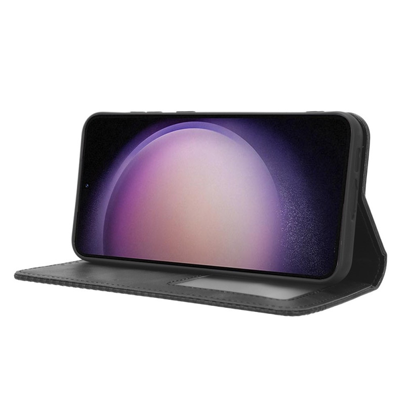Wallet Stand Flip - telefonetui til Samsung Galaxy S23 FE - Sort