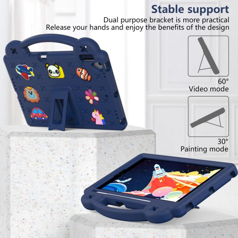 Apple iPad 10.2 2021 2020 2019 Shockproof EVA Foam Stand Shell - Navy Blue