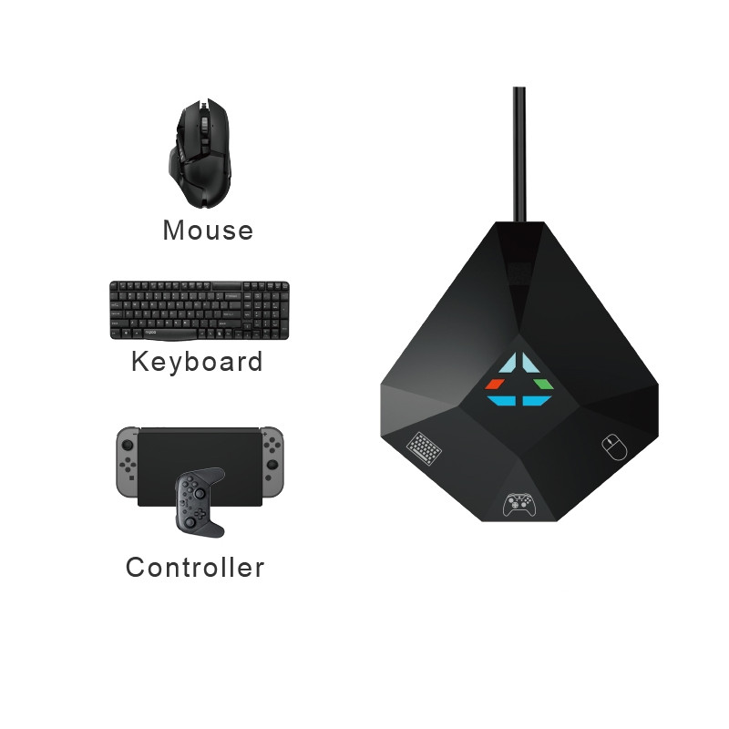 Kompatibel med Nintendo Switch tastaturmusomformer