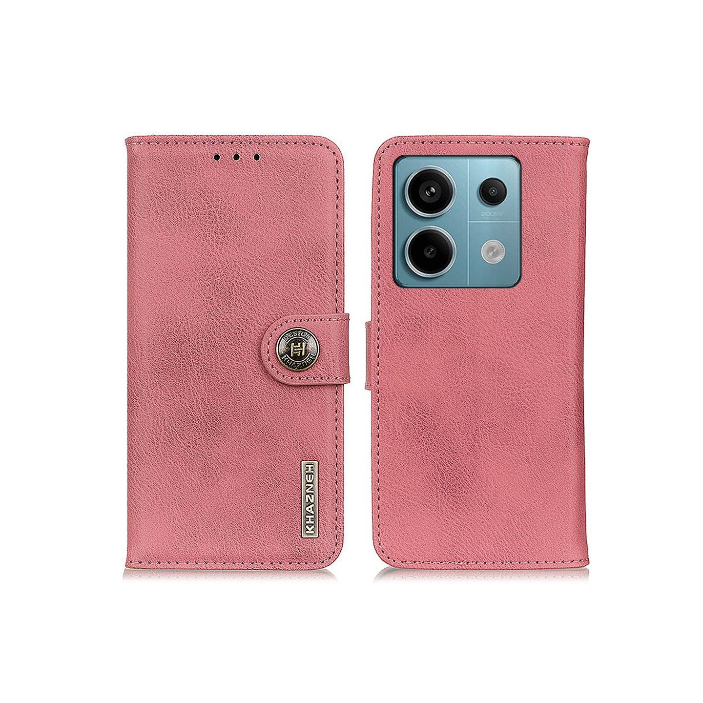 Xiaomi Redmi Note 13 Pro 5G Case Shell KHAZNEH - kotelolle Vaaleanpunainen