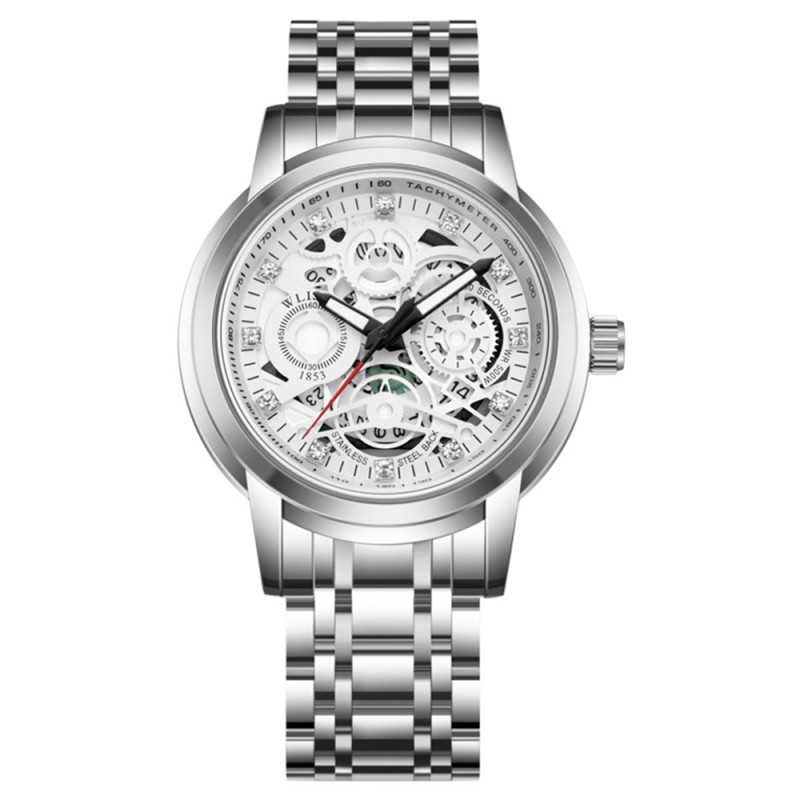 Men's Wristwatch Watch WLISTH S518 Quartz Silver