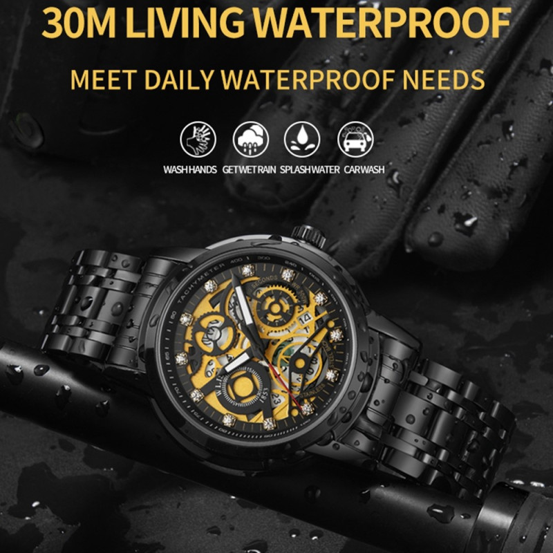 Herrearmbåndsur Armbåndsur WLISTH S518 Quartz Sølv