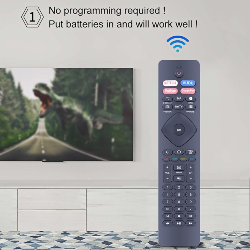 TV - fjernkontroll Erstatning for NH800UP/RF402A - V14 Philips TV