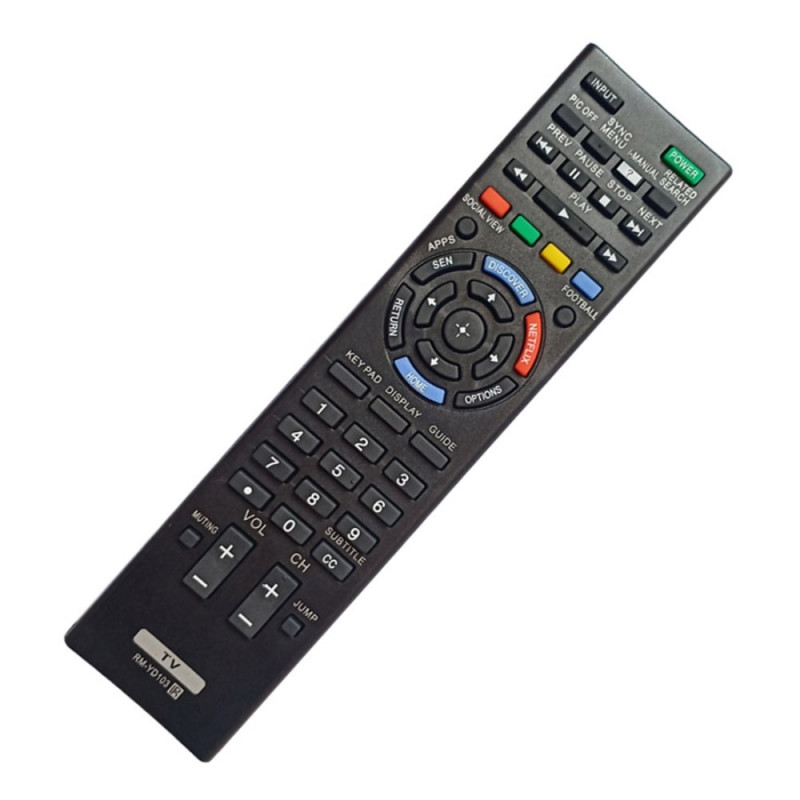 TV remote control Replacement for RM - YD103 Sony TV