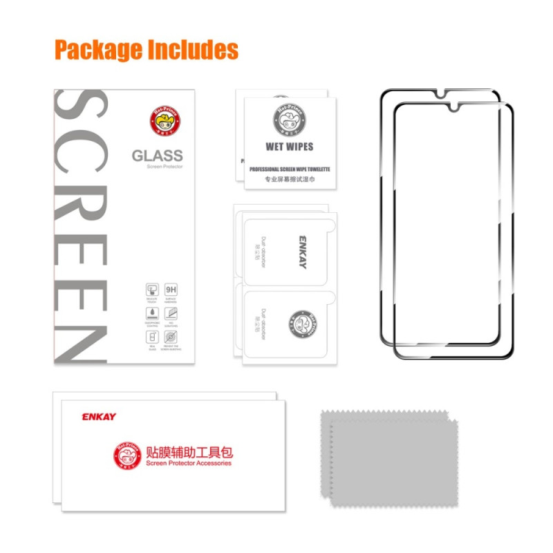 ENKAY HAT PRINCE Tempered glass for Samsung Galaxy A05s 2Pcs