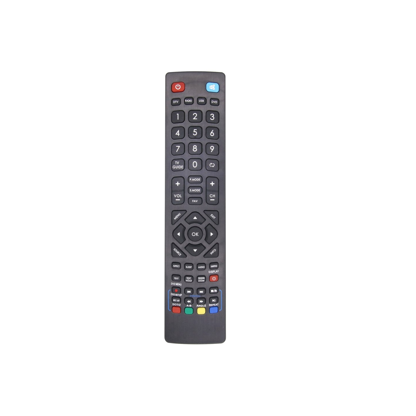 TV remote control Replacement for Blaupunkt Alba Bush Technika TV