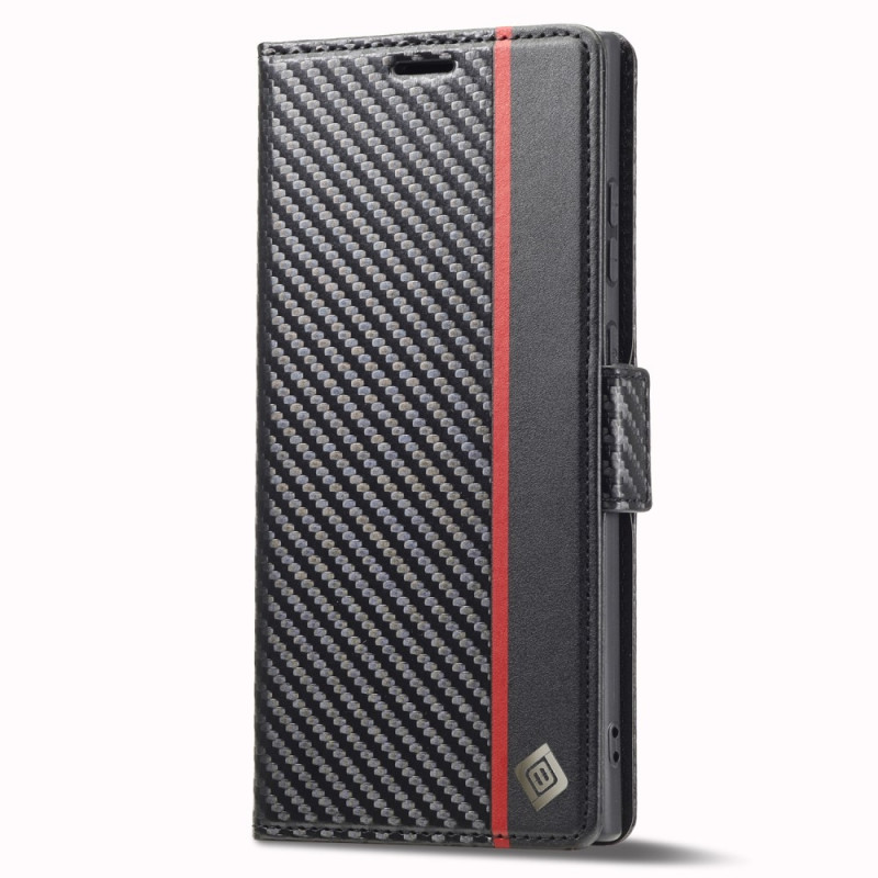 LC.IMEEKE Wallet Case for Samsung Galaxy S24 Ultra - Black