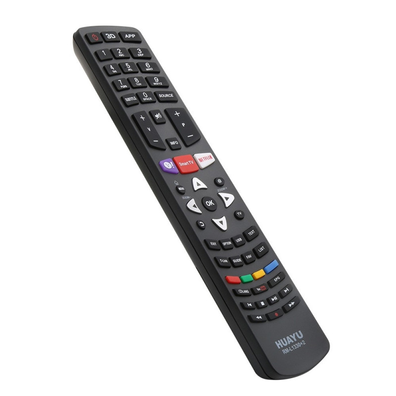 HUAYU TV Fjernkontroll Erstatning for RM - L1330+2 TCL LCD