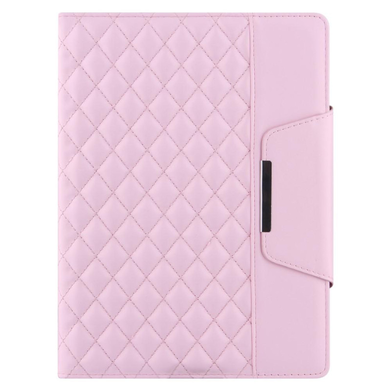 For iPad 10.2 (2021)/(2020)/(2019) Embroidery Grids Tablet Cover