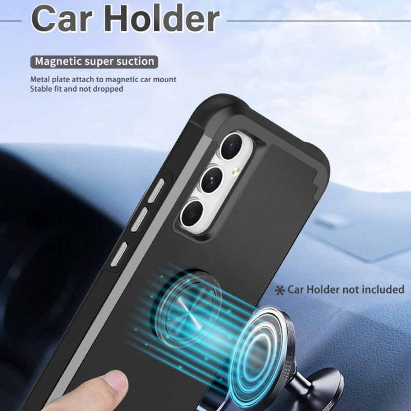 Samsung Galaxy A15 Hybrid Deksel Med Fingerring - Svart