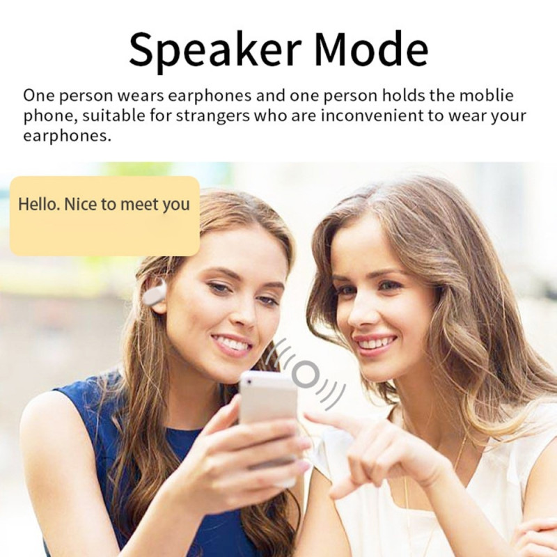 Smart Bluetooth Translator Translator Forretningsreiselæring