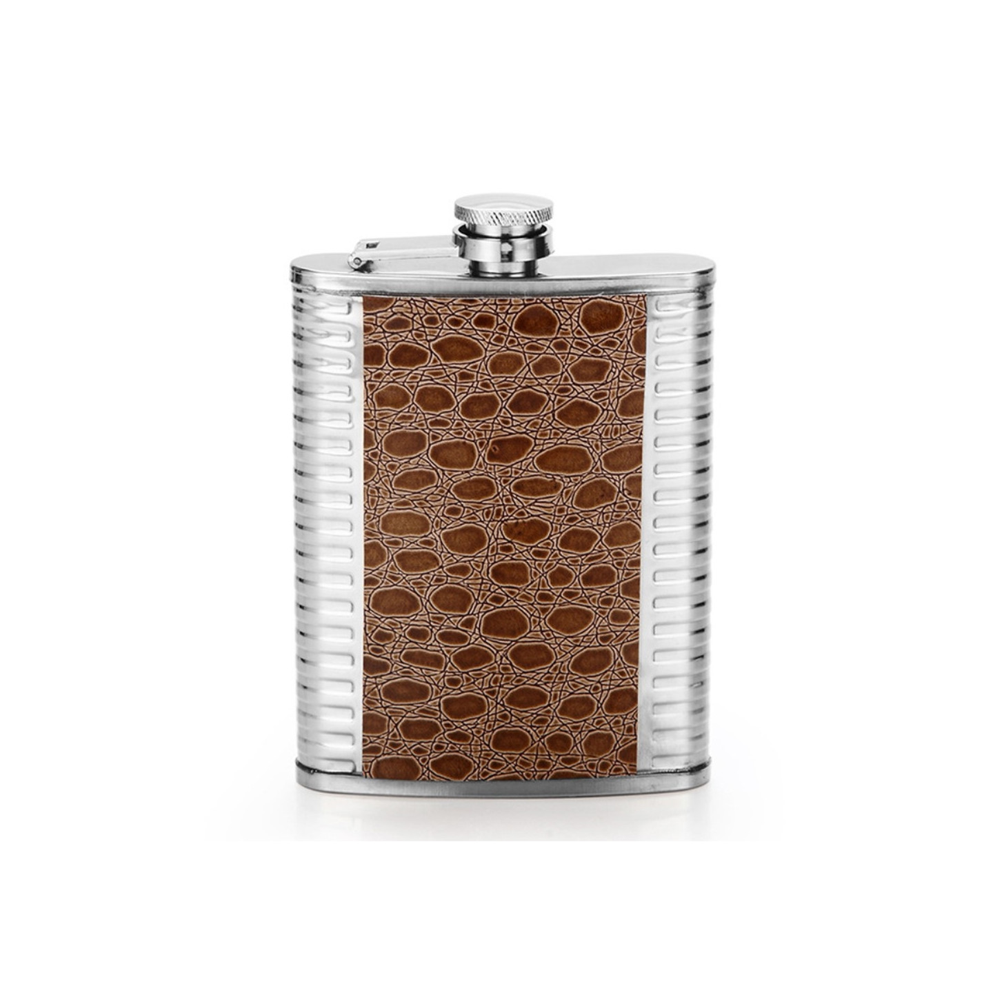 Plunta flaske rustfritt stål whiskyvinalkohol - strukturert