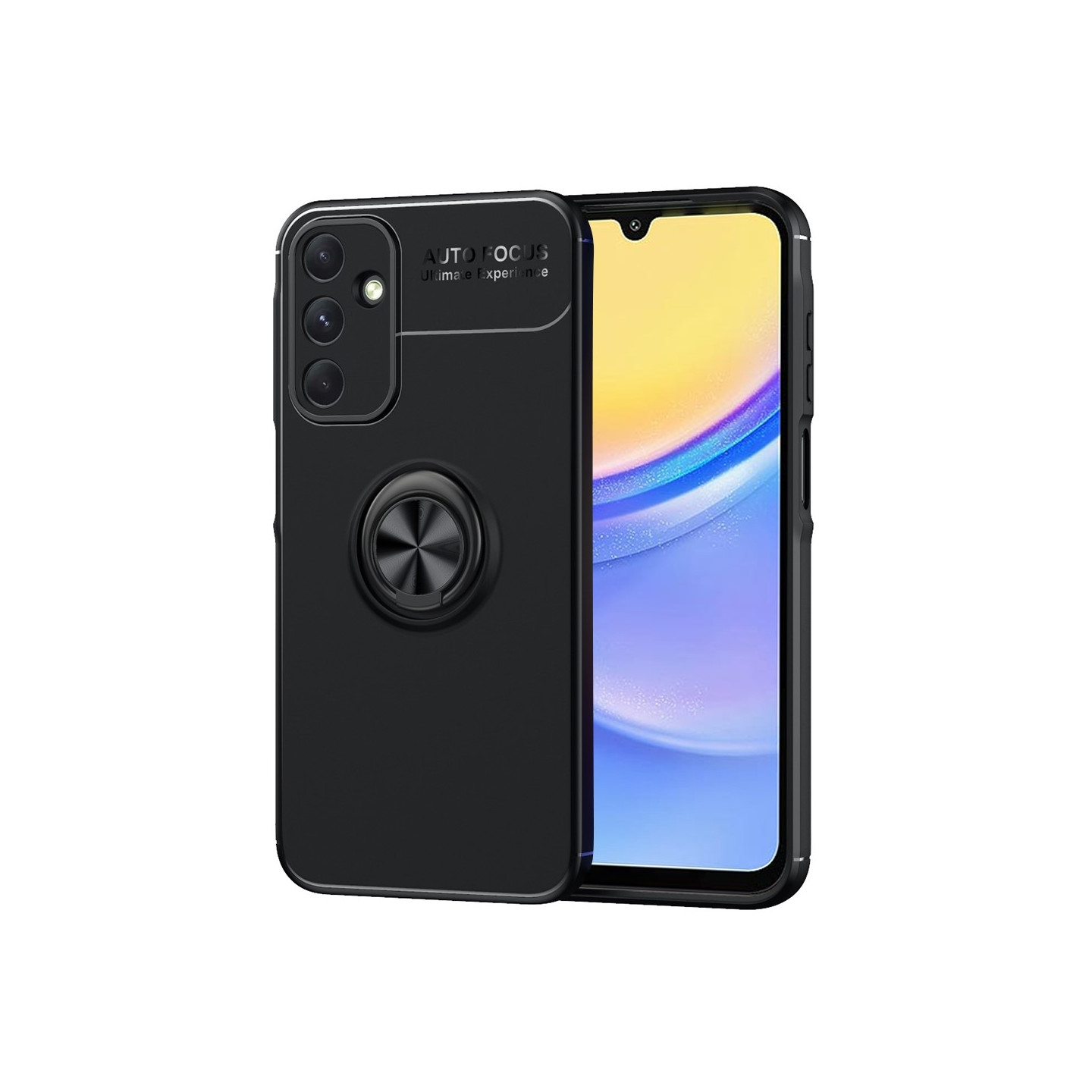 Sormenrengastuki TPU - kotelo Samsung Galaxy A15