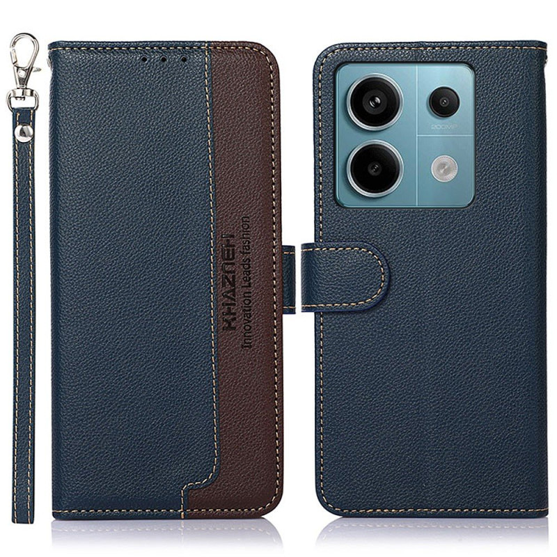 For Xiaomi Redmi Note 13 Pro 5G Case Shell KHAZNEH Blue - Brown
