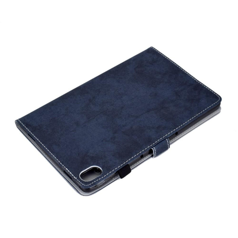 For iPad 10.9 (2022) Tablet Case Cover Cloth Texture - Dark Blue