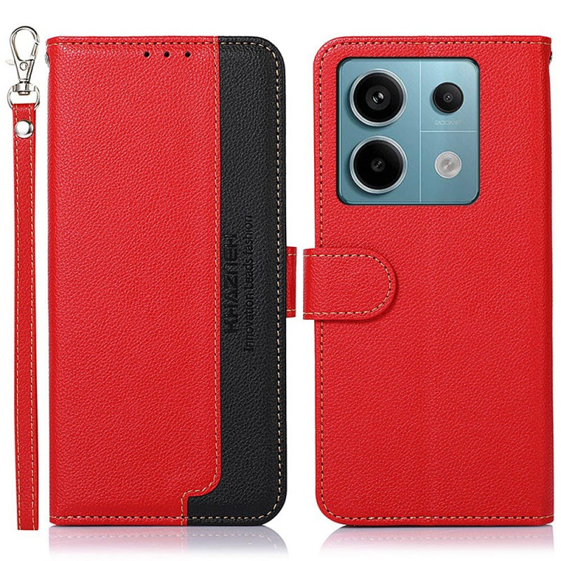 For Xiaomi Redmi Note 13 Pro 5G Case Shell KHAZNEH Red - Black